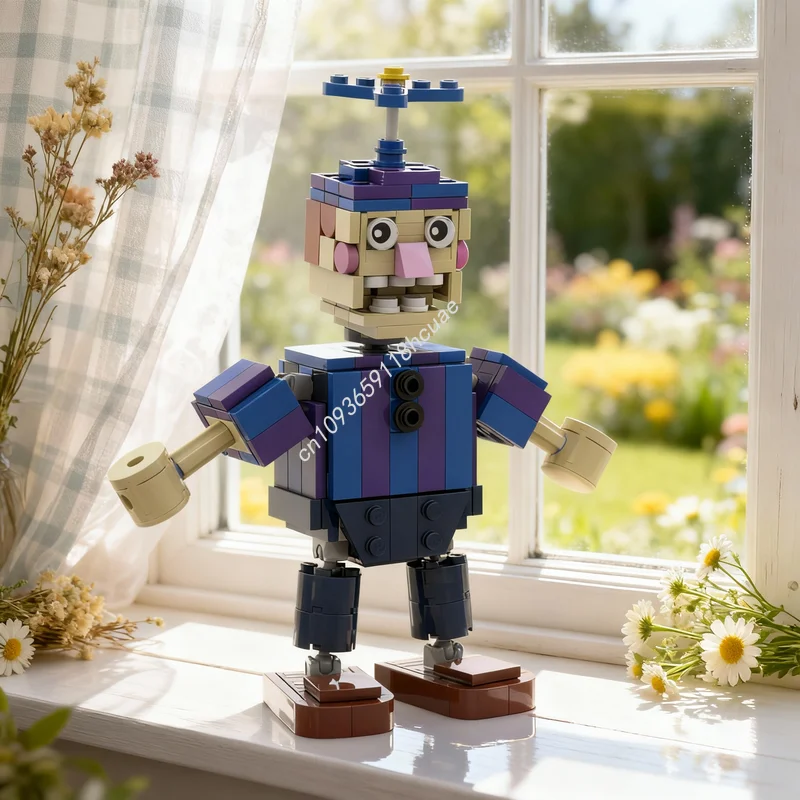 

249pcs MOC Games Fnaf 2 JJ Model Building Blocks Architecture Assemble DIY Toy Creative Education Brick Christmas Gifts Idea