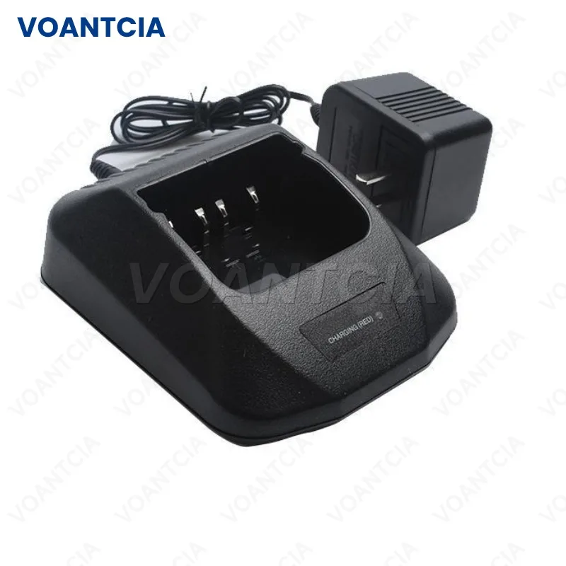 Battery Charger AC Desktop Charger Adapter for Kenwood TK 3107 2107 378 378G 278 278G Walkie Talkie Two Way Radio KNB-14 Battery