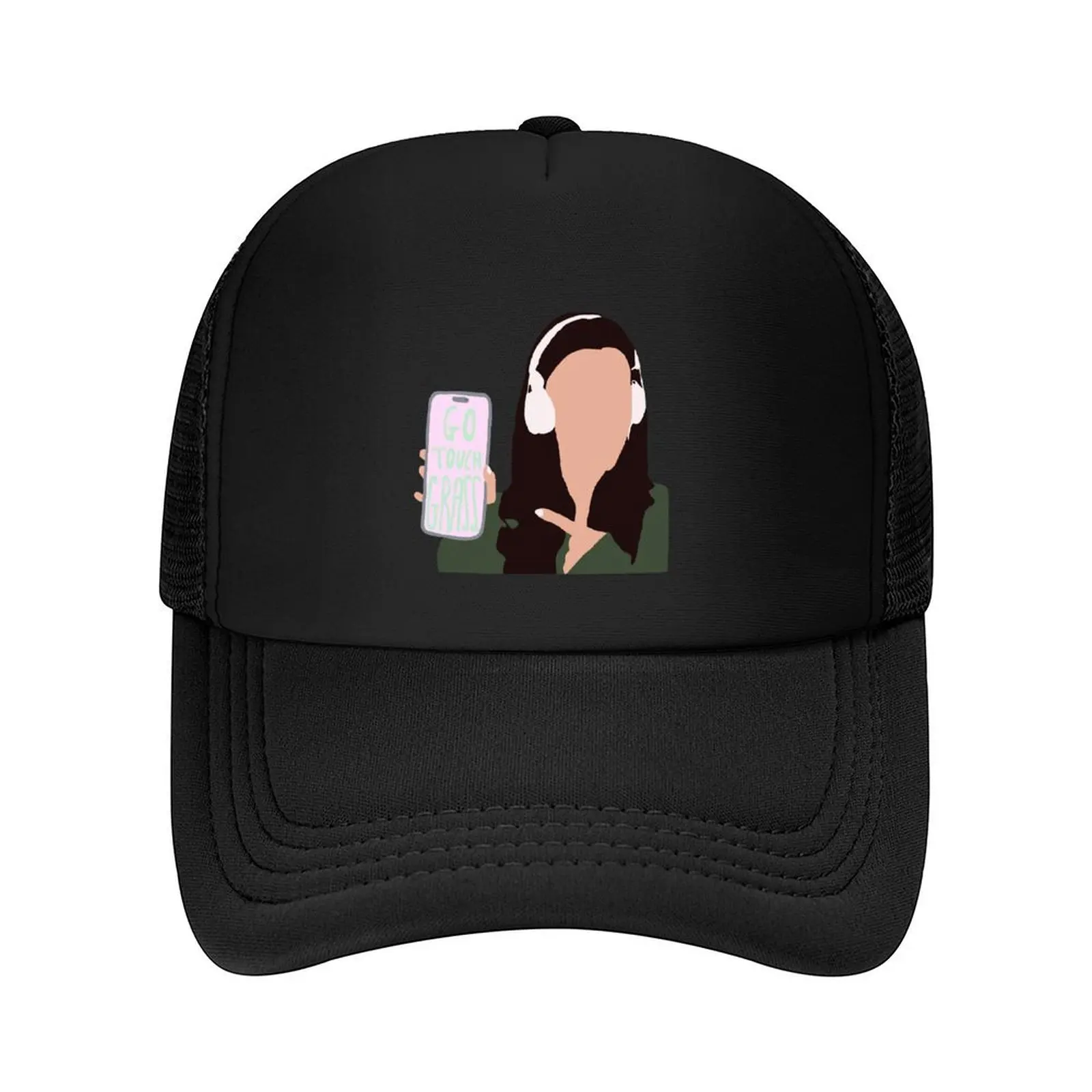 

Brett Cooper Go Touch Grass Baseball Cap custom Hat Wild Ball Hat Anime Dropshipping Women's Beach Visor Men's