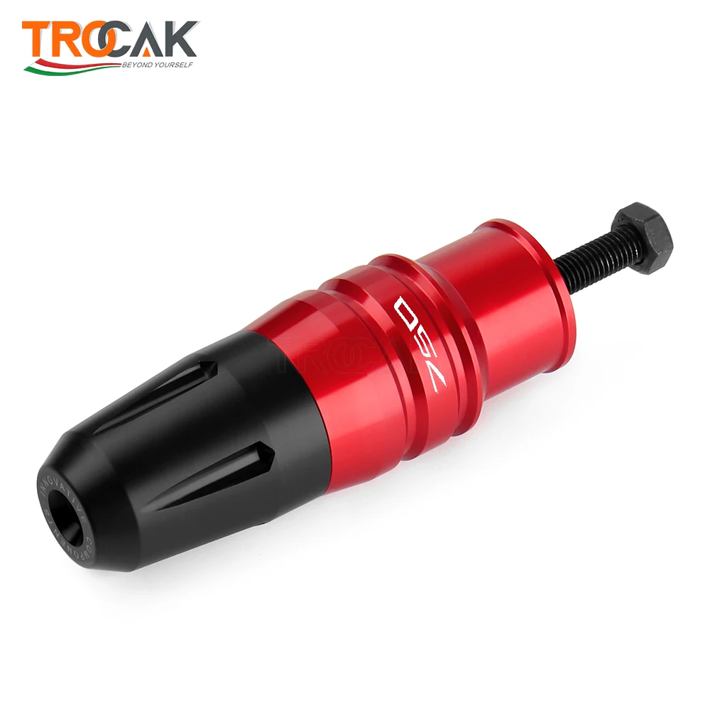 For Kawasaki Z750 Z 750 2004-2012 Motorcycle CNC+POM Crash Pads Exhaust Sliders Crash Protector
