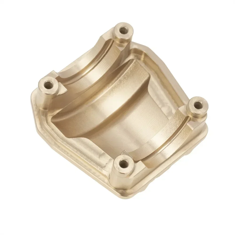 1Pc Brass Diff Cover Heavy Duty Differential Axle Housing for Axial SCX6 AXI05000 1/6 RC Crawler Car Upgrades Parts