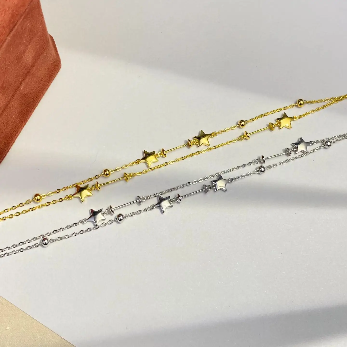 S925 Sterling Silver Bracelet Mount Settings Finding Mountings Base Part Bangle Accessories Fittings for 6-9mm Pearls