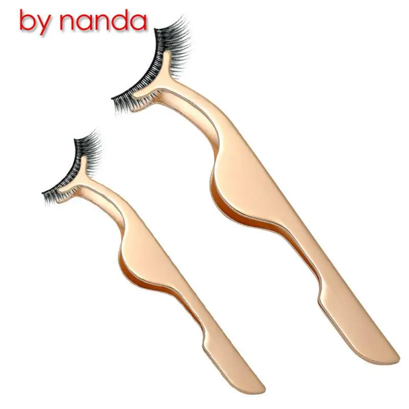 Beauty Tools Durable And Sturdy Curved Eyelash Forceps Eyelash Extension Forceps False Eyelashes Fake Eyelashes And Tools Makeup