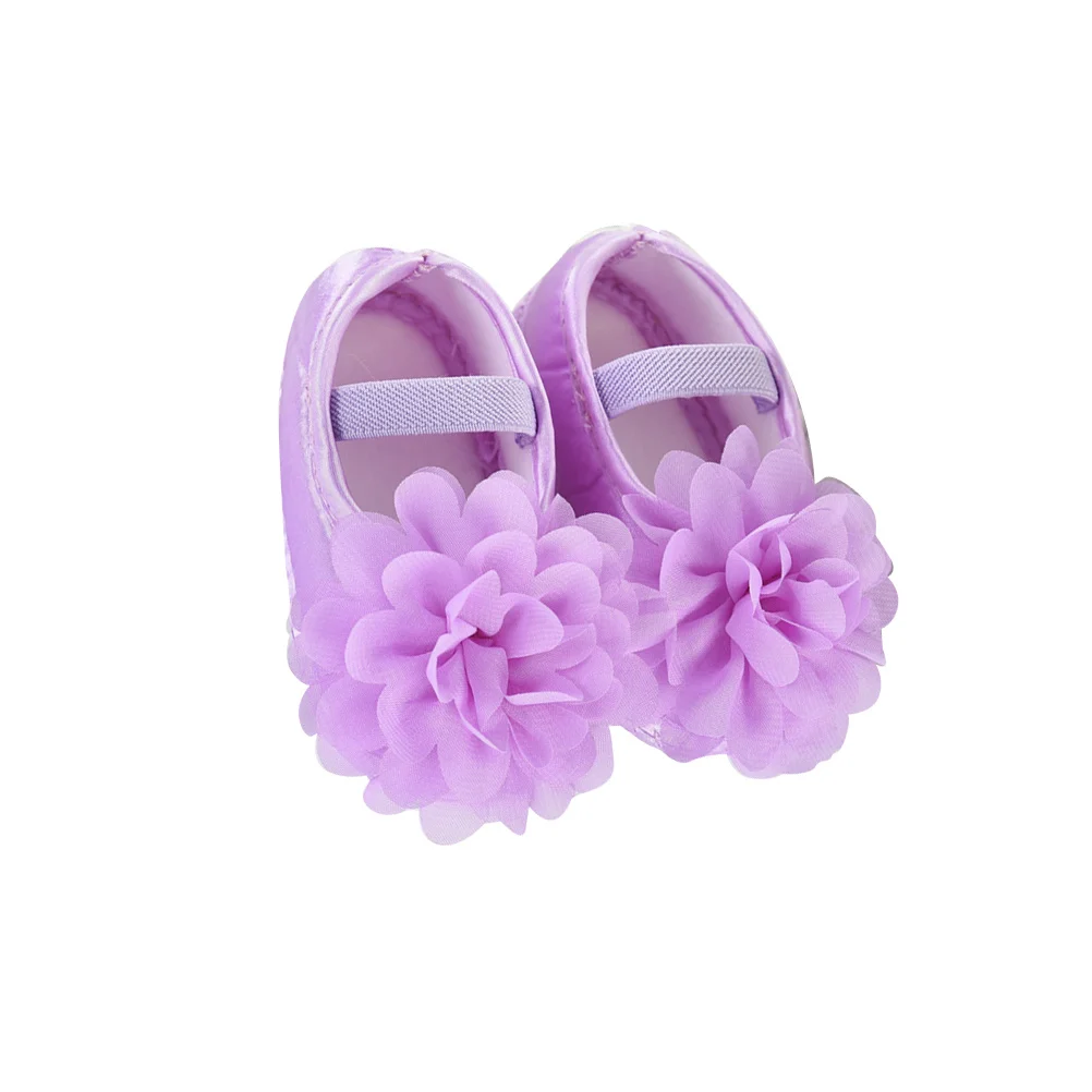 زوج واحد من أحذية الفتيات الصغيرات نعل شريط غير قابل للانزلاق مرفق من الصعب لإزالة تصميم جميل رائع للأطفال حديثي الولادة #2