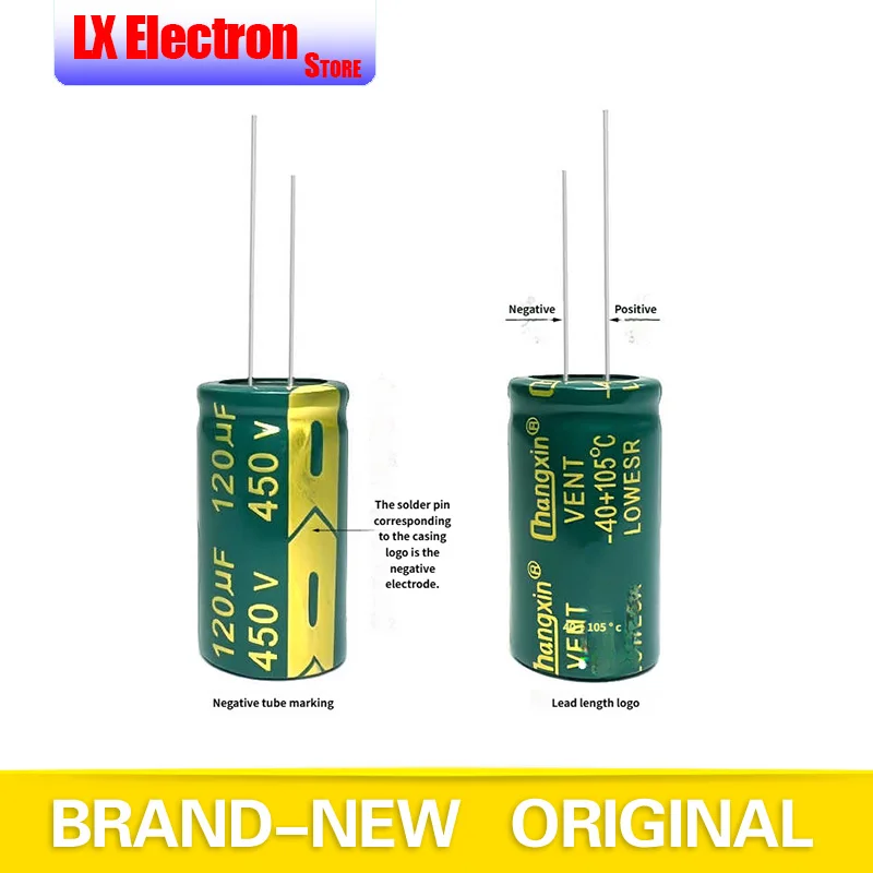 High-Frequency Electrolytic Capacitor 450V  1/2.2/3.3/4.7/6.8/10/15/22/33/47/56/68/82/100/120/150/180/220UF