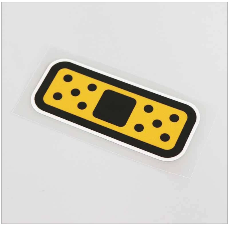 

10cm*4cm Cartoon Personality Car Sticker Band Aid PVC Decal Cover Scratches Decal Accessories