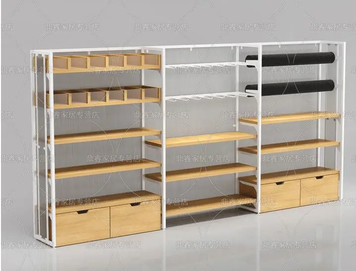 Shelf exhibition hall mall shelf shoe store display cabinet boutique Zhongdao cabinet convenience store