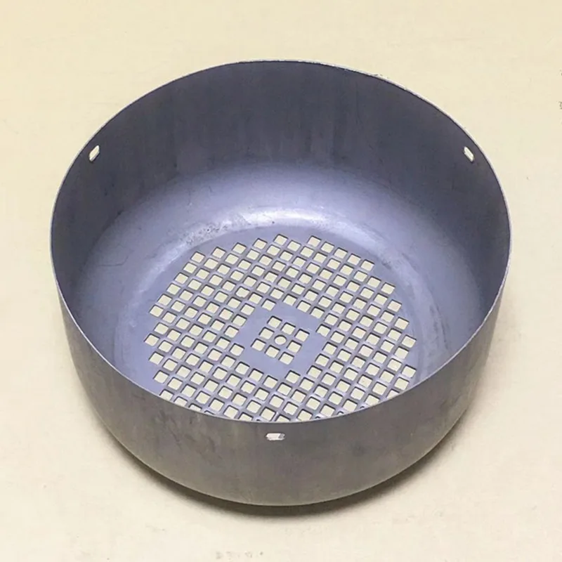 1 قطعة مروحة المحرك الكهربائي القلنسوة لغطاء مروحة المحرك استبدال أجزاء الحديد مروحة المحرك الكهربائي غطاء الحديد