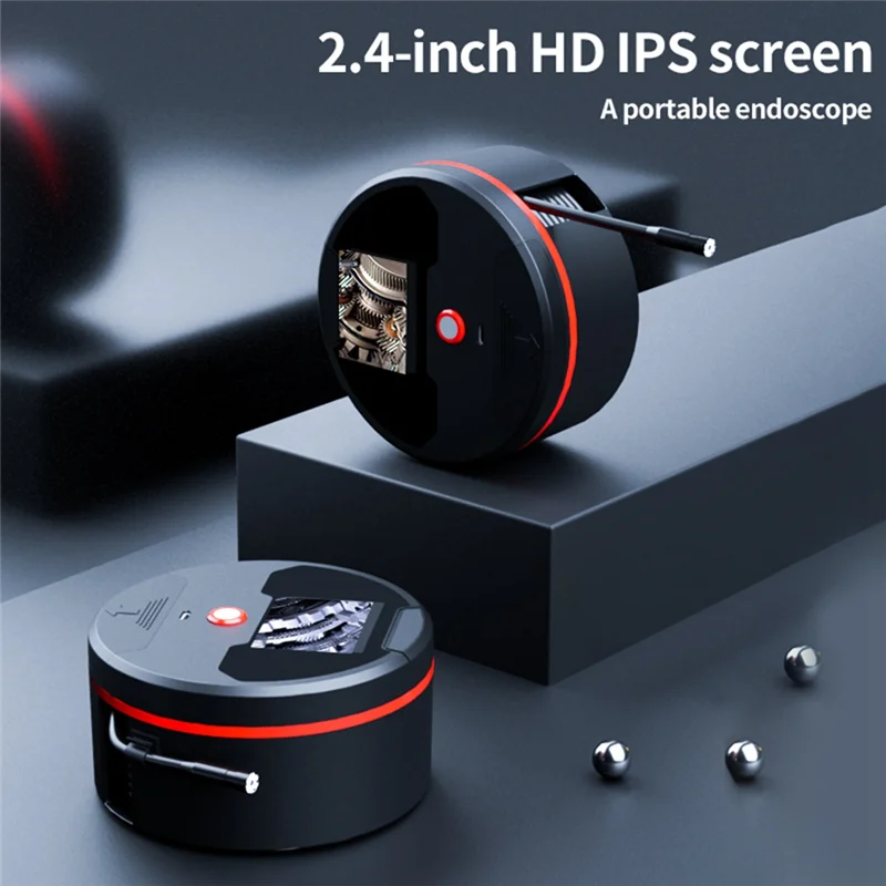 

AS60-Sewer Inspection Camera Pipeline Endoscope 2.4 Inch Screen HD1080P For Car Inspection Device Camera