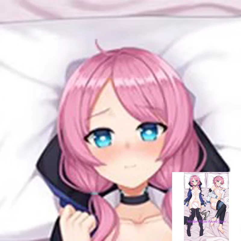 

Dakimakura Anime Pillow Cover BlueDouble Sided Print Life-size Halloween Christmas Decoration