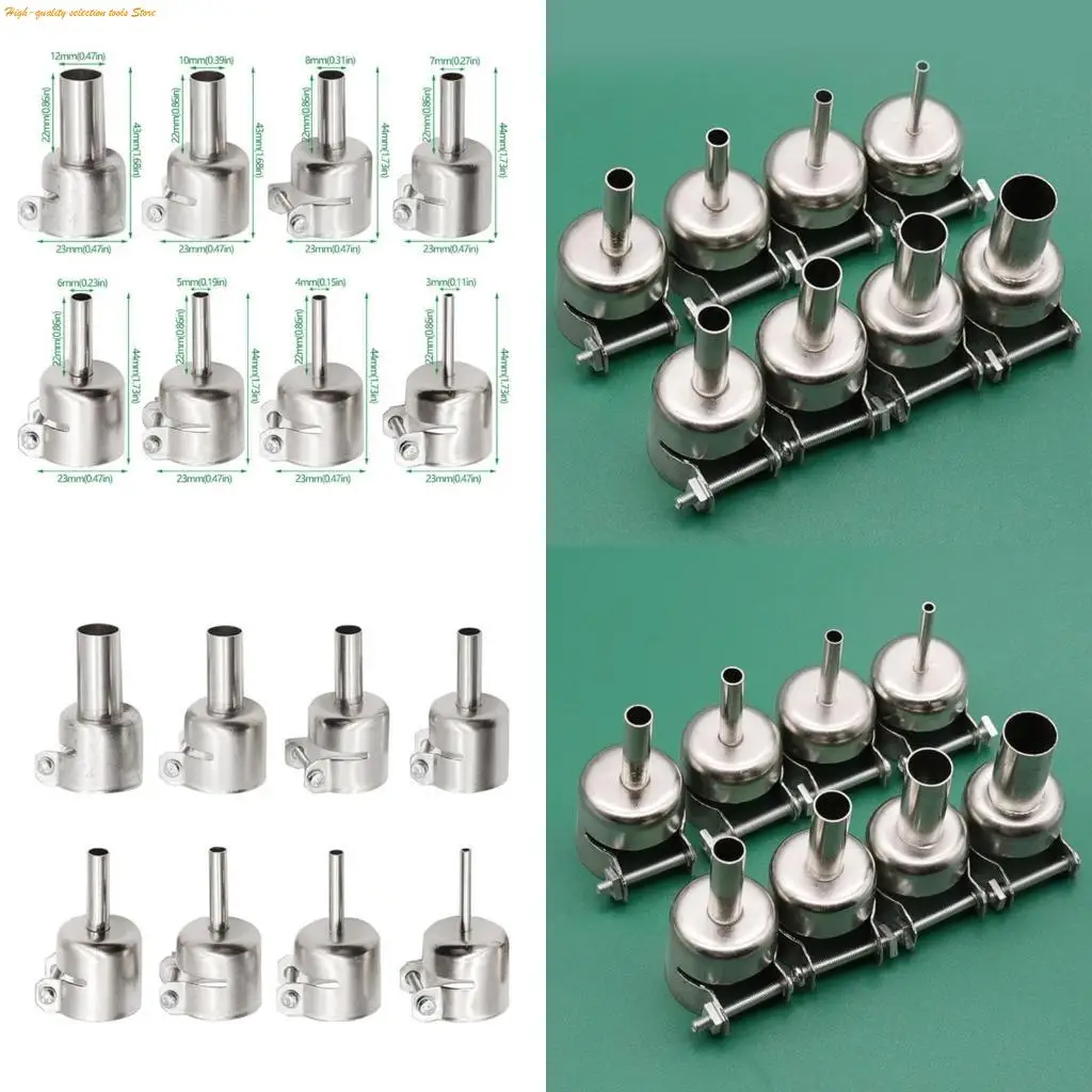 203F Heat Guns Nozzles Effectively Avoid Hot Air out Heat Guns Tips Repair Part