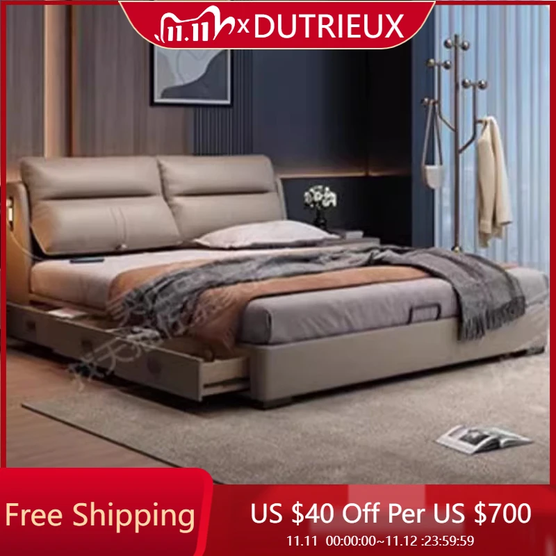 

Bedroom Bunk Bed Frame Queen Children Headboards Luxury Floor Wooden Double Modern Girls Full Bed Castle Cama Home Furniture