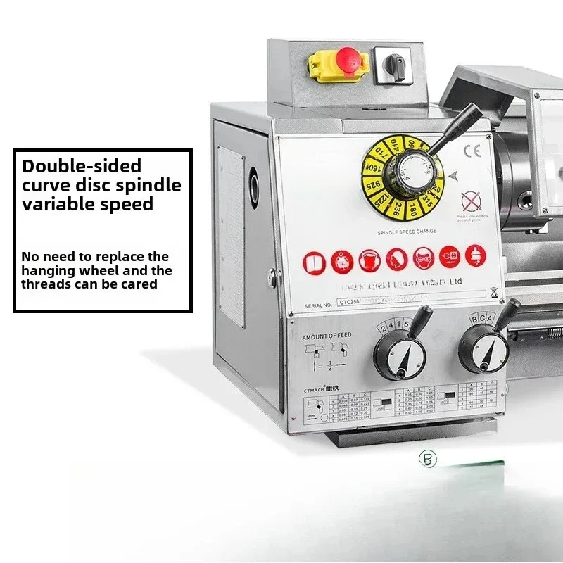 CTC0 Industrial-Gr Manual Lathe Small Dktop hine Metal Mechanical Convenient And Efficient