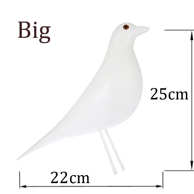 Creative Resin Craft Bird Figurine Statue Office Ornaments Sculpture Home Decoration Accessories