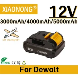 12V 3000/4000/5000mAh Battery for Dewalt DCB120 DCB127 DCB121 DCB100 DCB101 DCD700 Lithium-ion Rechargeable Tools Batteries