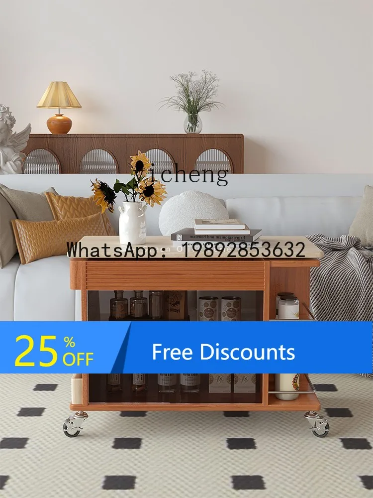 

trolley moving side table living room home coffee table medieval sofa dining car storage corner table