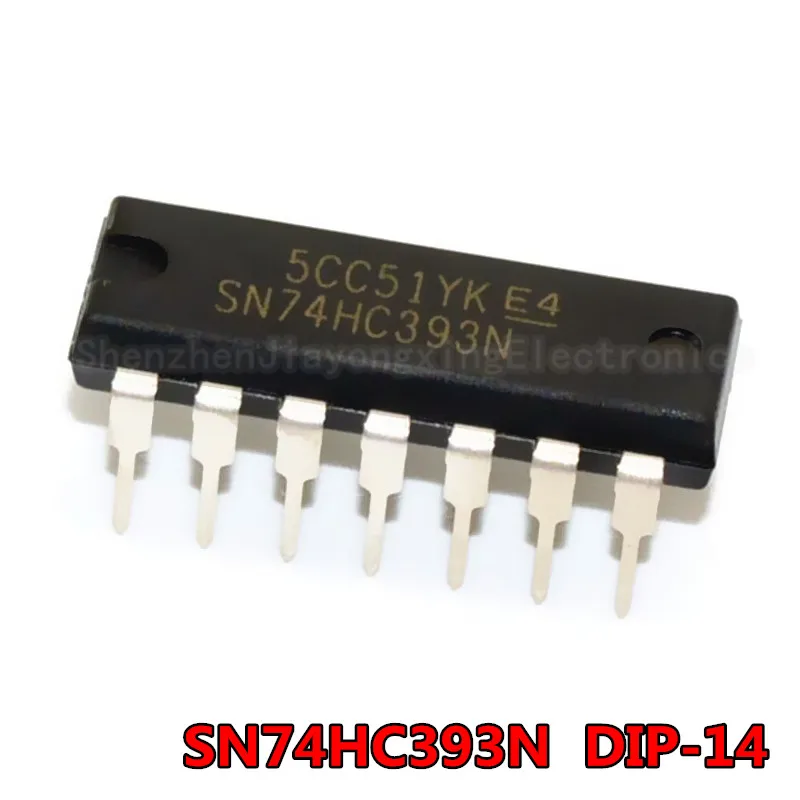 10PCS SN74HC393N DIP14 SN74HC393 DIP 74HC393N 74HC393 HD74HC393AP 74HC393AP DIP-14 new and original IC