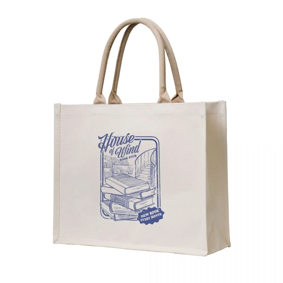 ACOTAR House Of Wind Book Club Tote Bag supermarket folding bag Customizable tote bag Shopper handbag Women's beach bags