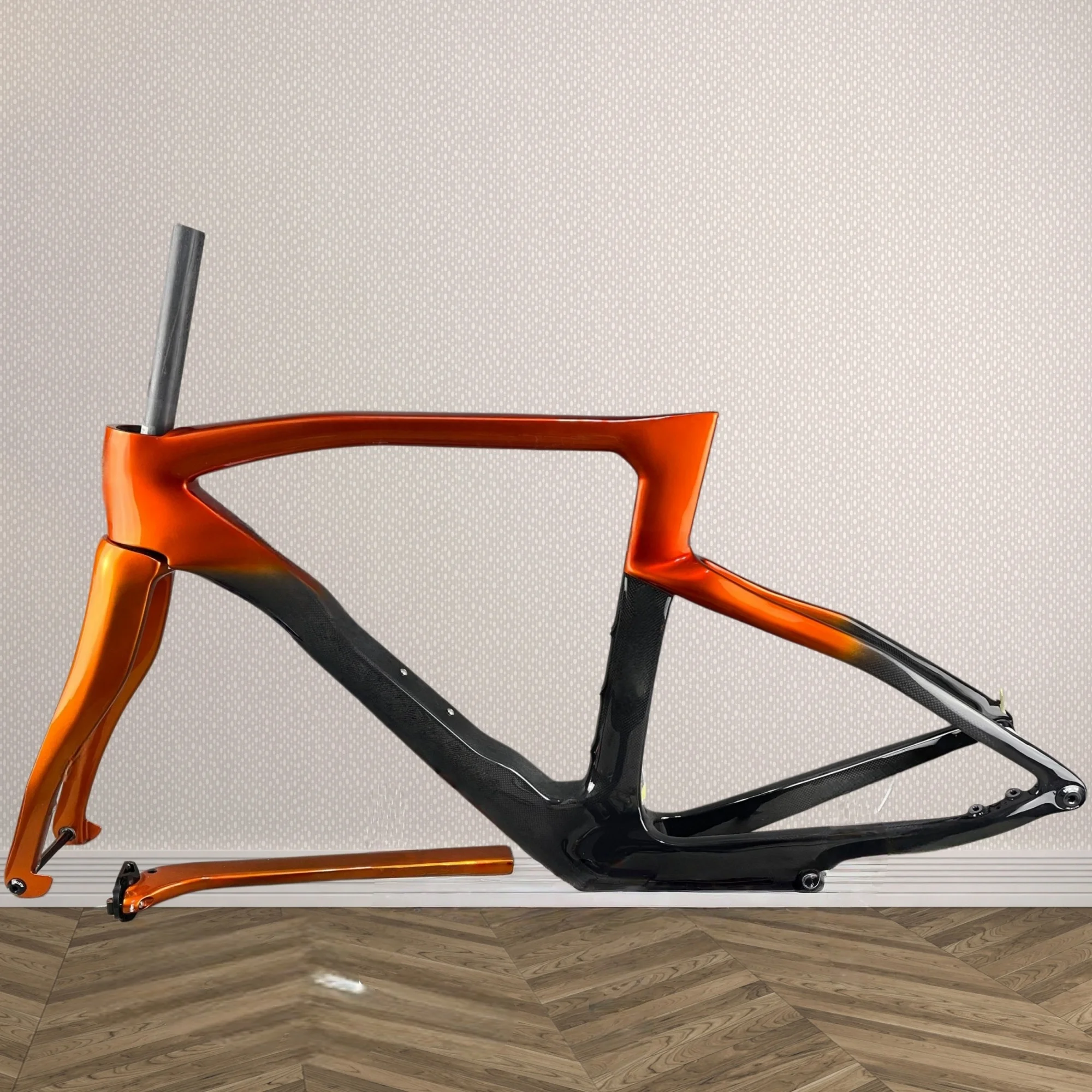 

F14 Carbon Fiber Bicycle Frame, Road Bike Carbon Fiber Frameset, Disc Brake/Rim Brake Road Bike Frame, Aerodynamic Frame