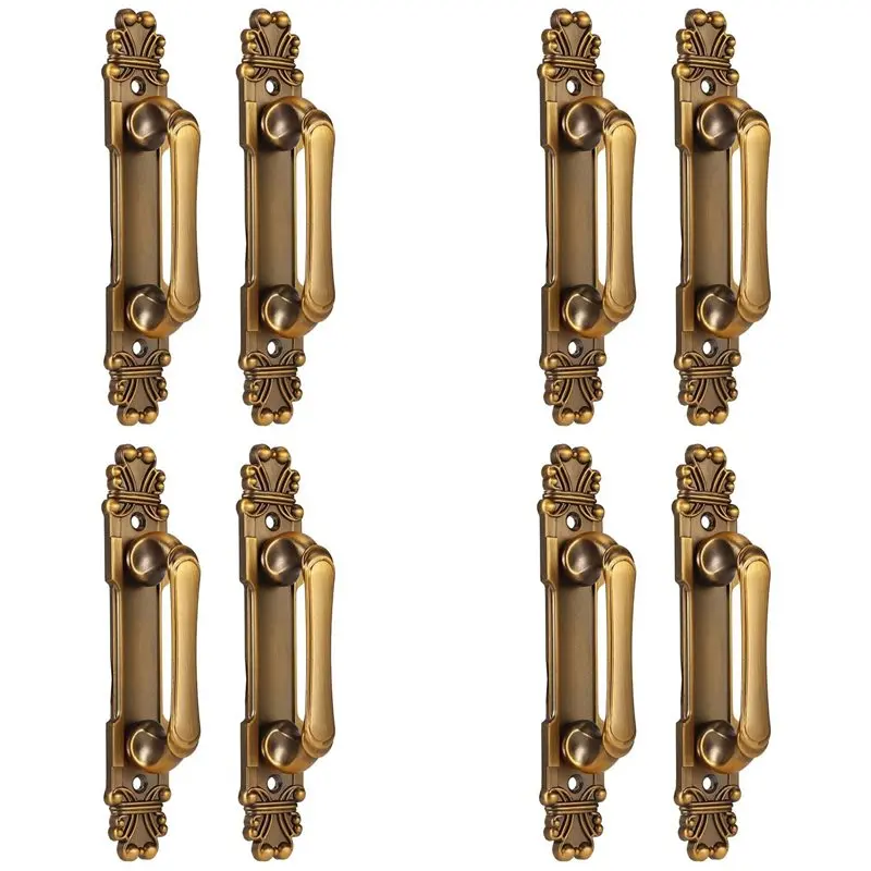 【comely】8pcs-european-style-door-handledoor-pull-handle-metal-sliding-door-handle-for-cabinet-drawer-cupboard-accessory