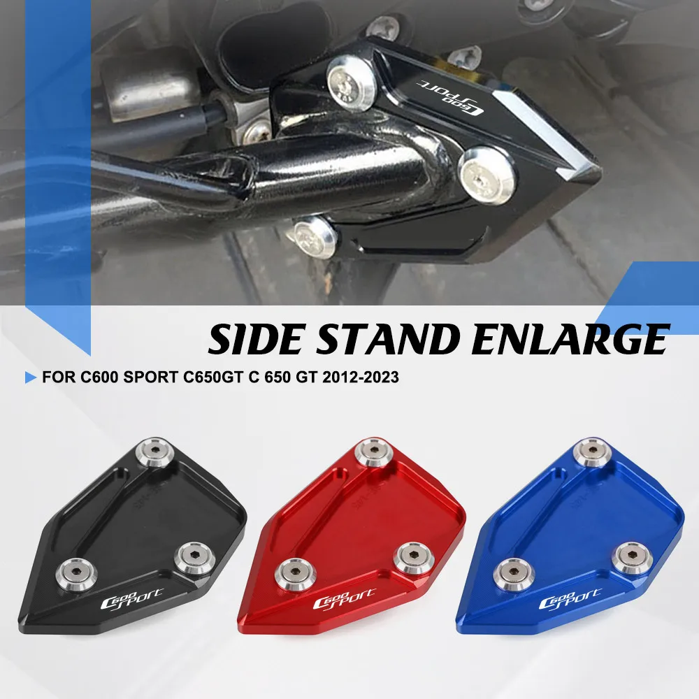 

Motorcycle Accessory Kickstand Extension Support Plate For BMW C600 SPORT C650GT C 650 GT 2012-2023 Foot Side Stand Enlarger Pad