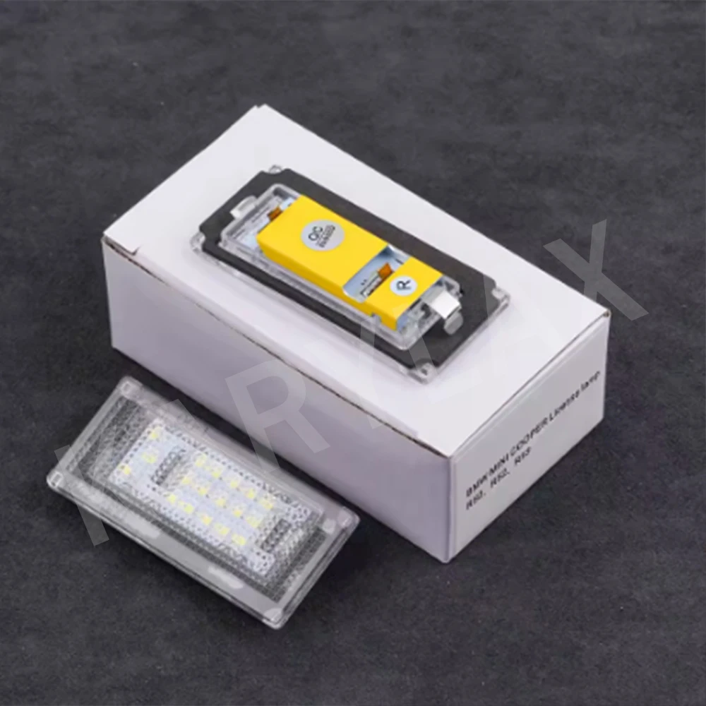 

2PCS LED Car Licence Plate Light For BMW MINI R50 2002-2006 LED Number Lamps R52 Convertible 2004-2006 R53 Coopers 2001-2006 Car