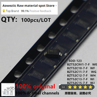 Aoweziic 2023+ 100% New Imported Original BZT52C9V1 WE BZT52C10 WF BZT52C11 WG BZT52C12 WH BZT52C13 WI BZT52C15 WJ   SOD-123