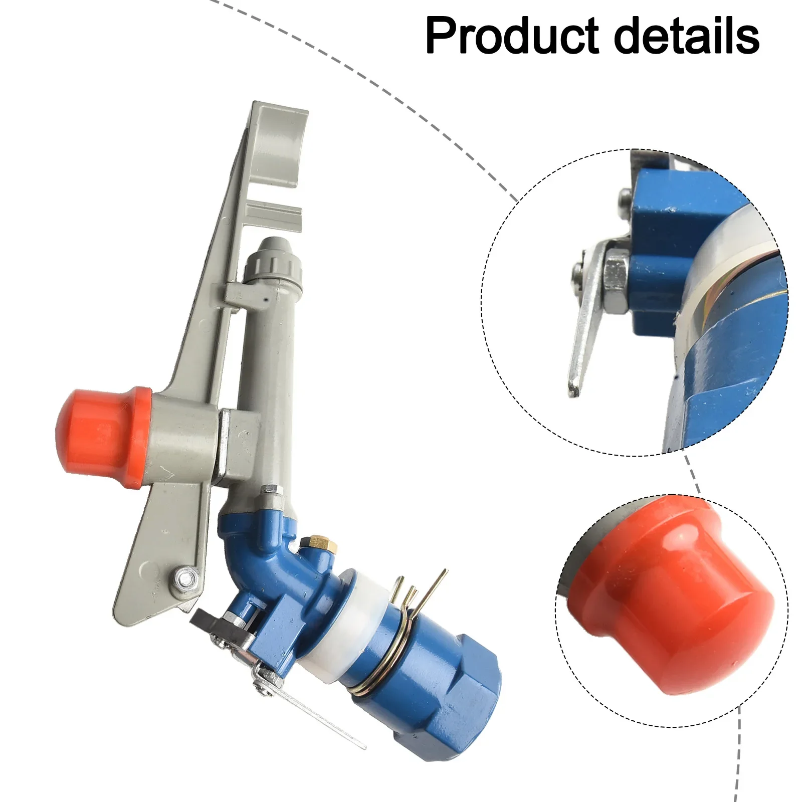 

G1" Female Thread Rocker Adjustable Sprinkler Big Spray Covering Range Garden Agriculture Farm Lawn Irrigation Watering Sprinkle