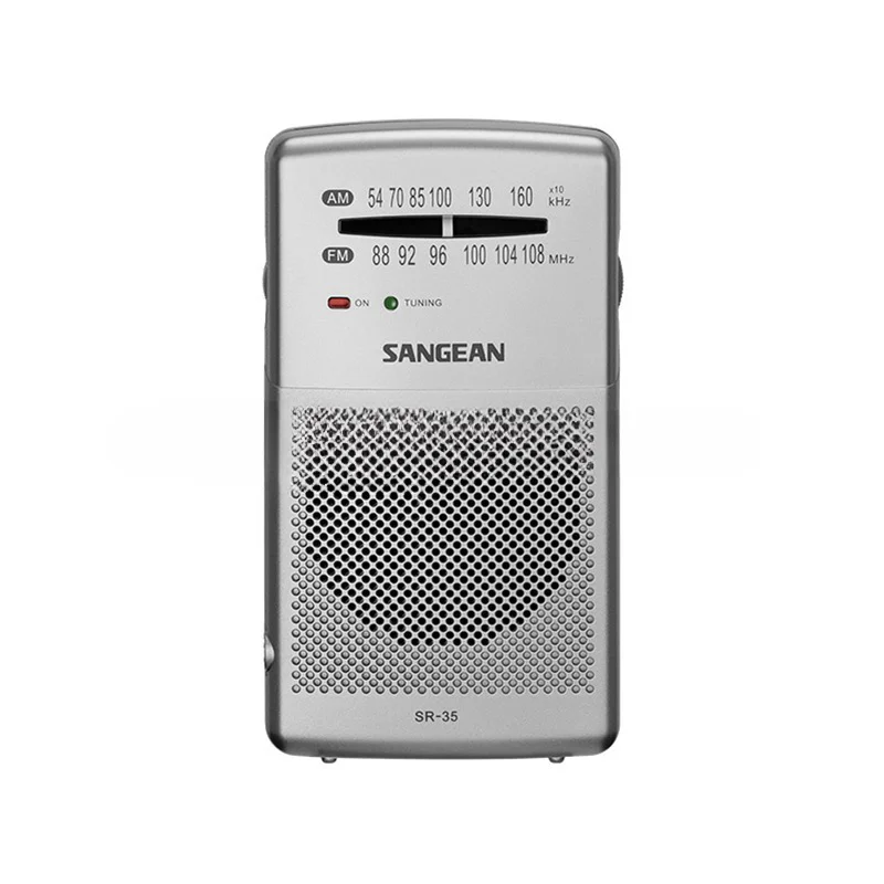 sangean sr35 radio o novo portatil mini walkman de duas bandas sr36 para os idosos fm 88108mhz onda media 520 1710khz 01