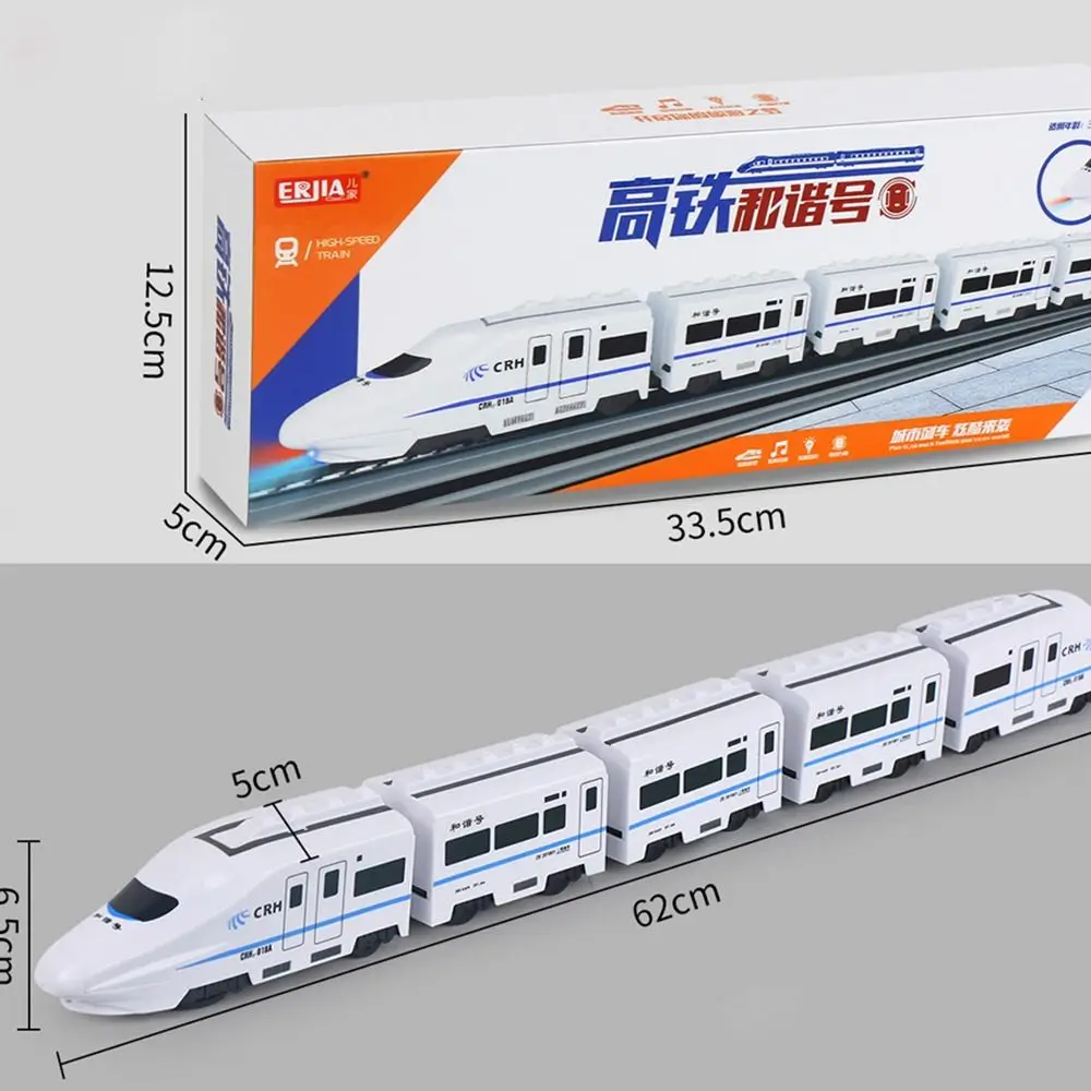 

Plastic Cement Simulation Harmony Rail-car Electronic Components With Sound Light High-speed Railway Train Electric EMU Model