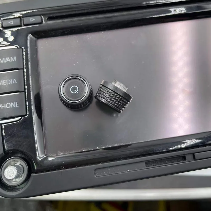 Подходит для Golf 6 MK6 Jetta Tiguan Touran Polo Scirocco RNS315, навигационная кнопка, ручка для проигрывателя компакт-дисков, переключатель Подходит для Golf 6 MK6 Jetta Tiguan Touran Polo Scirocco RNS315, навигационная кнопка, ручка для проигрывателя компакт-дисков, переключатель