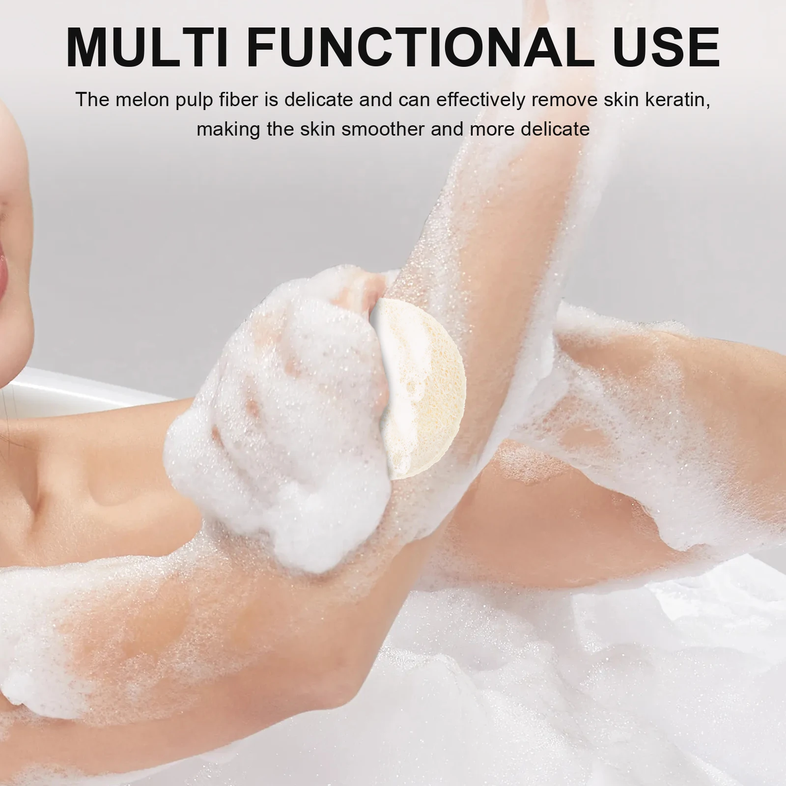 

36pcs Loofah Slices Bath Towel for Shower Exfoliating Scrub Pads Face Dad Frosted Skin Cleaning Facial Body Wash Cloth