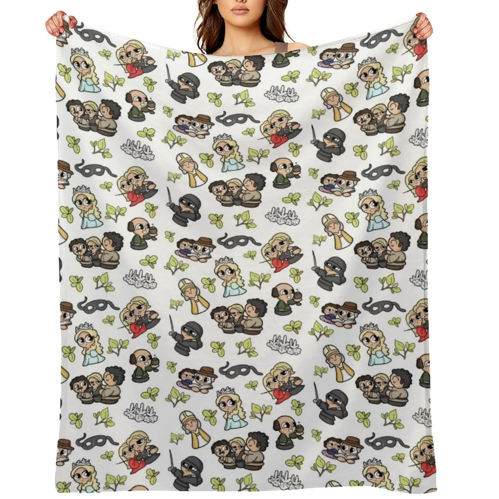 

The Princess Bit White Throw Blanket Shaggy Soft Beds blankets ands Decorative Beds Blankets