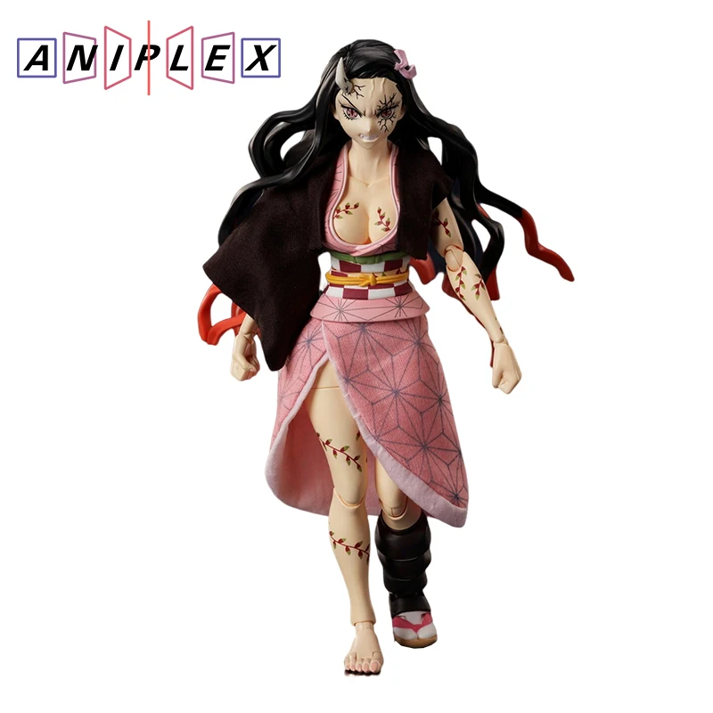 

In Stock 100% Original ANIPLEX BUZZmod Demon Slayer Nezuko Kamado(Demon Advancing Ver.) Anime Collection Figures Model Toys