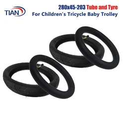 Good Quality 280x45-203 Tyre Fits for Children's Tricycle Baby Trolley 280x45 Inner Tube Pneumatic Tire