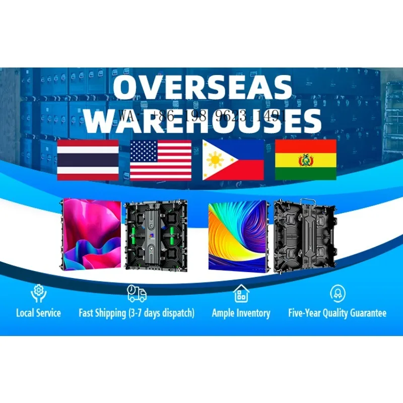 

P10 10mm Pixel Outdoor LED Display 4x6ft Large Waterproof Fixed Cabinet High Brightness Video Wall Billboard Screen