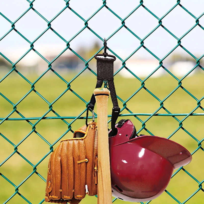 Gear Hanger Hold Bats, Hats and Gloves Multipurpose Compact Fits in Any Bags Water Bottle Holder Dugout Organizer