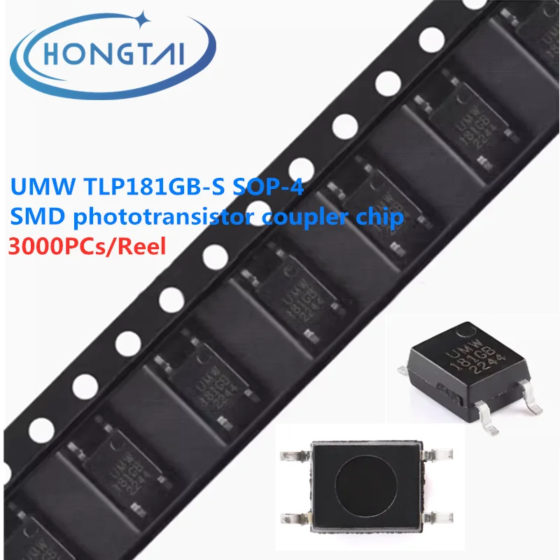 

3000PCs/Reel Free Shipping UMW TLP181GB-S SOP-4 SMD phototransistor coupler chip Original New