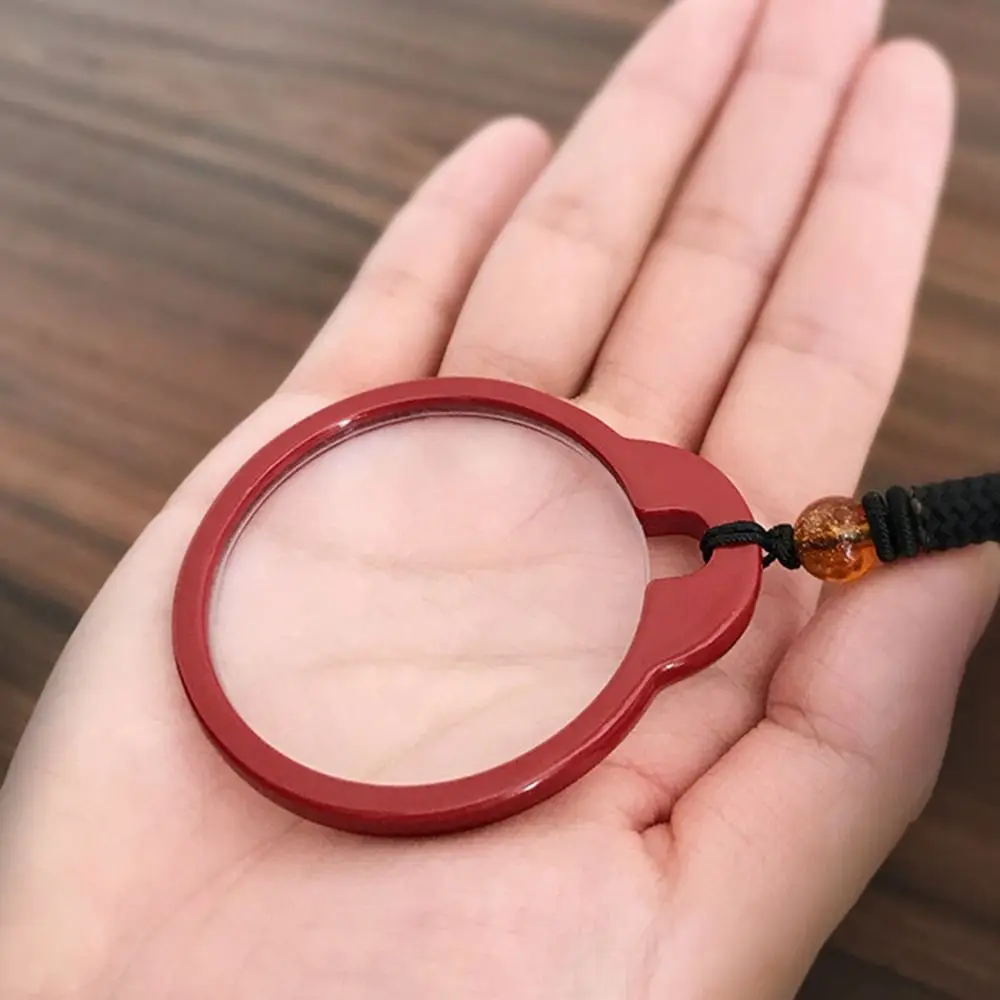 New Practical Decoration Necklace Reading Glasses Magnifier Pendant Creative Reading Glasses Reading Helper