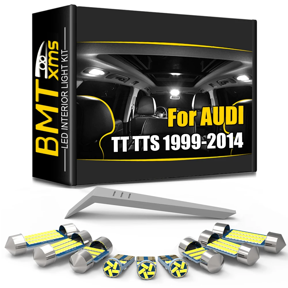 

BMTxms LED Interior Light For Audi TT TTS 8N3 8N9 8J3 8J9 1999-2005 2006 2007 2008 2009 2010 2011 2012 2013 2014 Lamp Accessorie