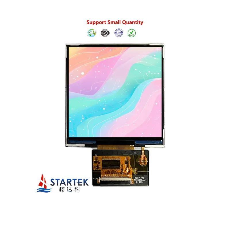 โมดูลจอแสดงผล TFT LCD แบบสี่เหลี่ยมจัตุรัสขนาด 4 นิ้ว 480*480 โมดูลจอแสดงผล IPS LCD ความละเอียดหน้าจอ 480 480 จอสัมผัส TFT LCD