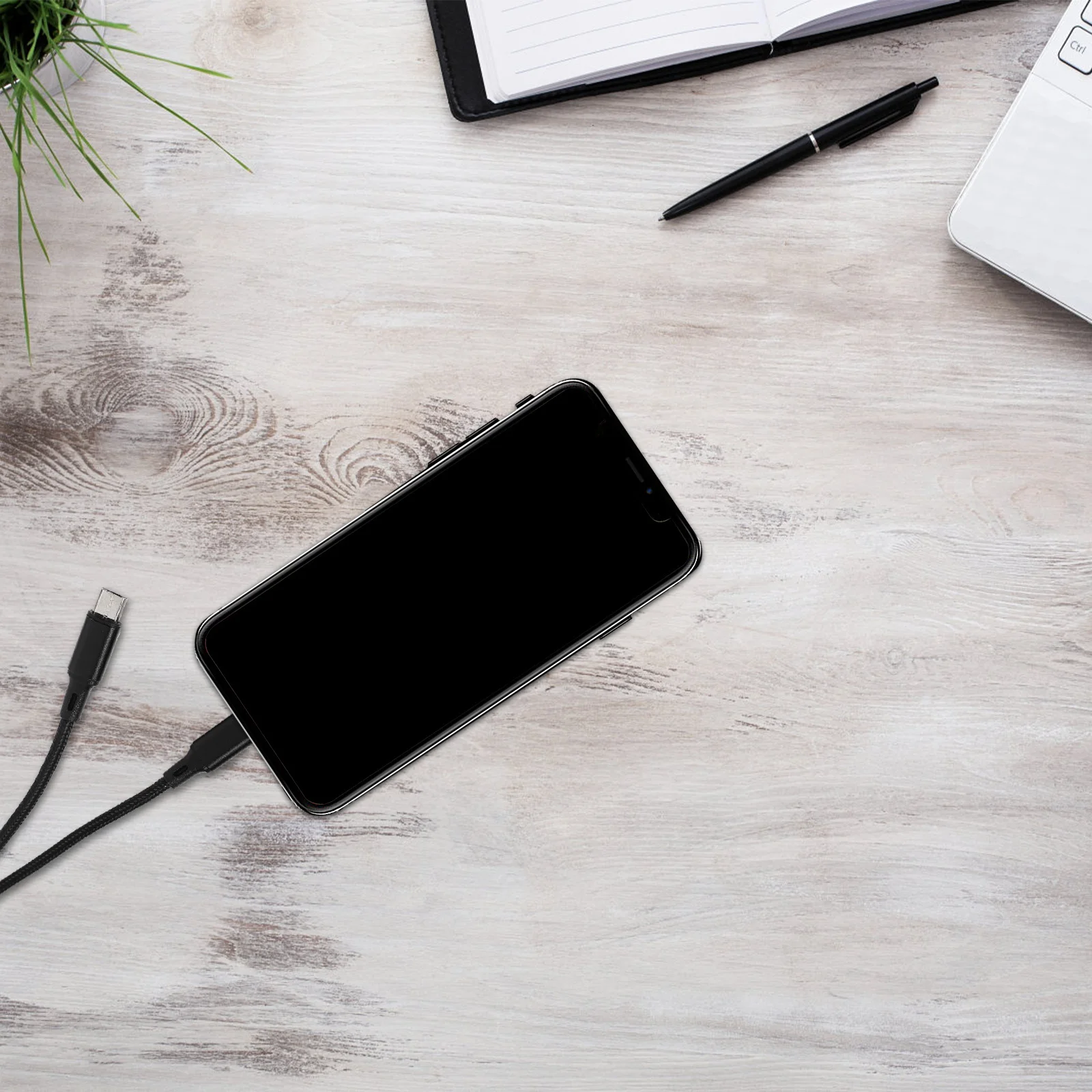 Dual Head Nylon Gevlochten USB Type C Oplaadkabel Snelle overdracht Telefoon Oplaadsnoer Duurzame lange kabel Slijtvast