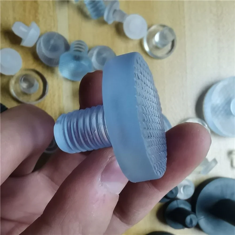 5/10/20pcs Chair Table Leg Bottom Feet PVC Soft Skid Nail Furniture Feet Leveling Slider Glide Cabinet Floor Protector 4.8-12mm