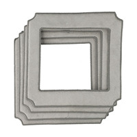 4Pcs Premium Cleaning Cloth For ABIR WD8 For Reusable Window Vacuum Cleaning Robot Glass Cleaning Mop Microfiber Moping Cloth