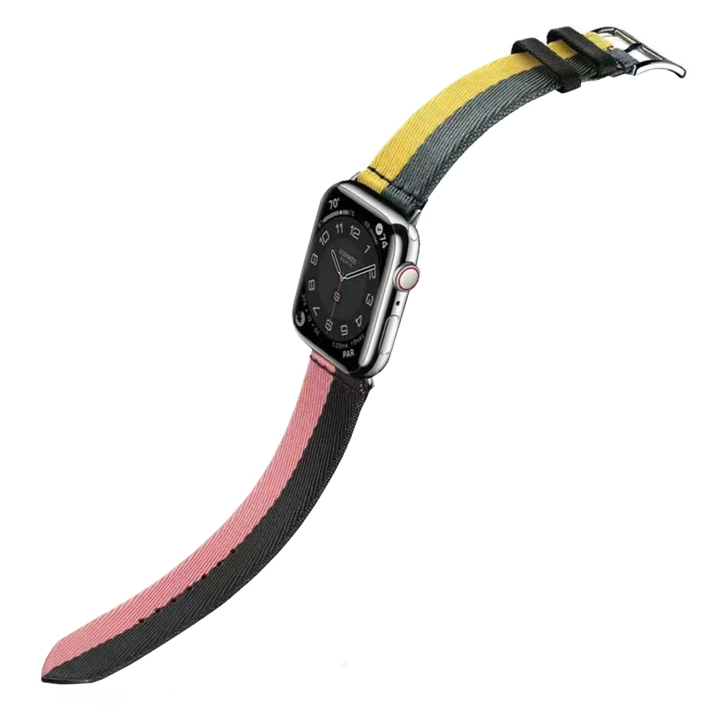 Nylon band for apple watch band 44mm 45mm 49mm 42mm Casaque Single Tour strap 38mm 40mm 41mm Ultra Bracelet iWatch 8 7 6 5 4 SE