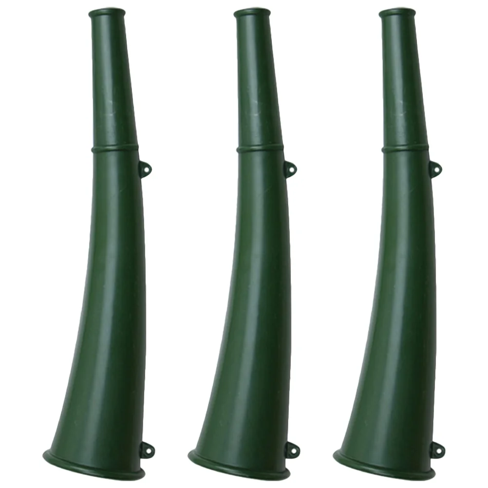 

3 Pcs Signal Horn For Training Camping Noise Maker Multifunction 165x37cm Outdoor Small Portable Green Travel