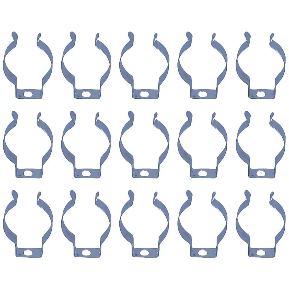 

100 Pcs Electrical Hangers for Fluorescent Bulbs Manganese Steel Lamp Support Fluorescence LED Tube Holder Light Socket