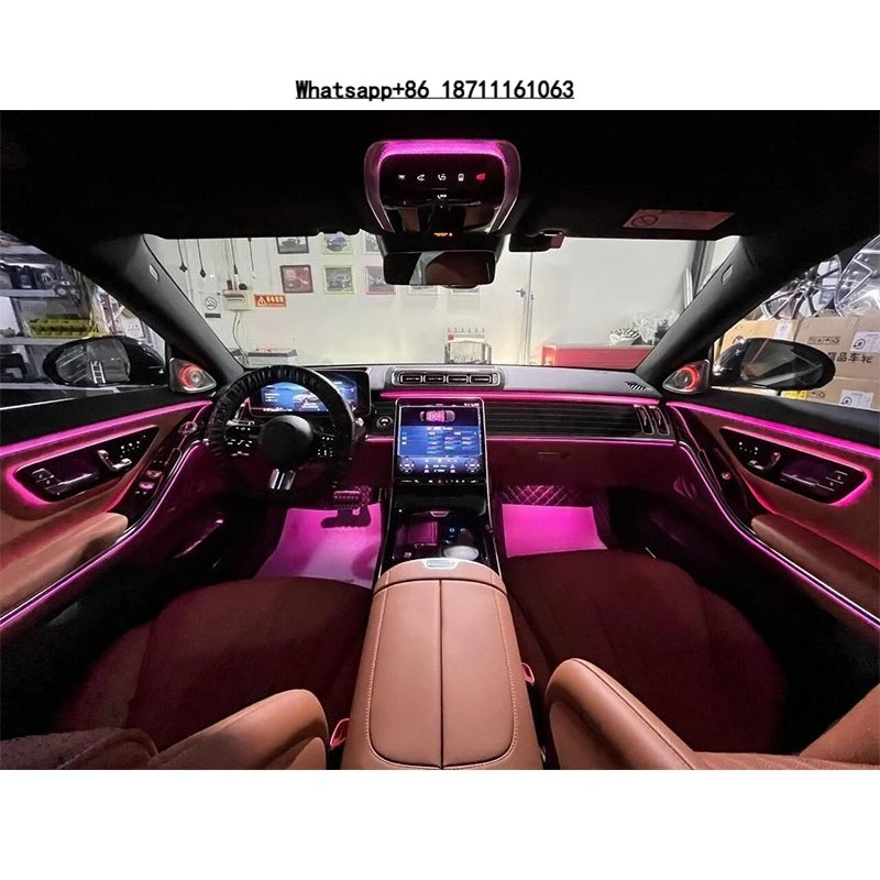 Modified Car Interior Accessories Upgrade for S Class W221 to W223 S450 With Seats Door Dashboard Center Console