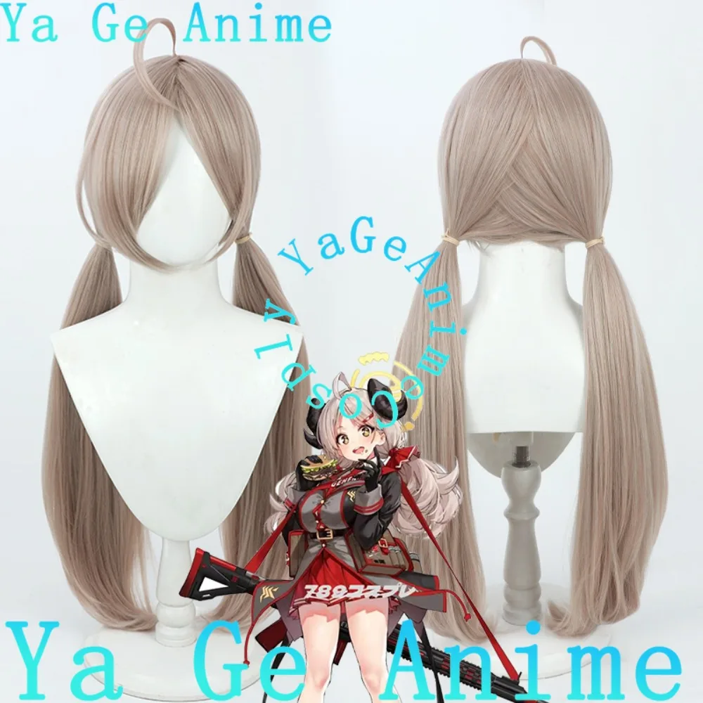 الأزرق الأرشيف همبرغر فتاة Shishidō Izumi شعر مستعار تأثيري أنيمي عرض الواقع لعبة لعب الأدوار شعر مستعار تستخدم لحفلات الرقص أنيمي #1