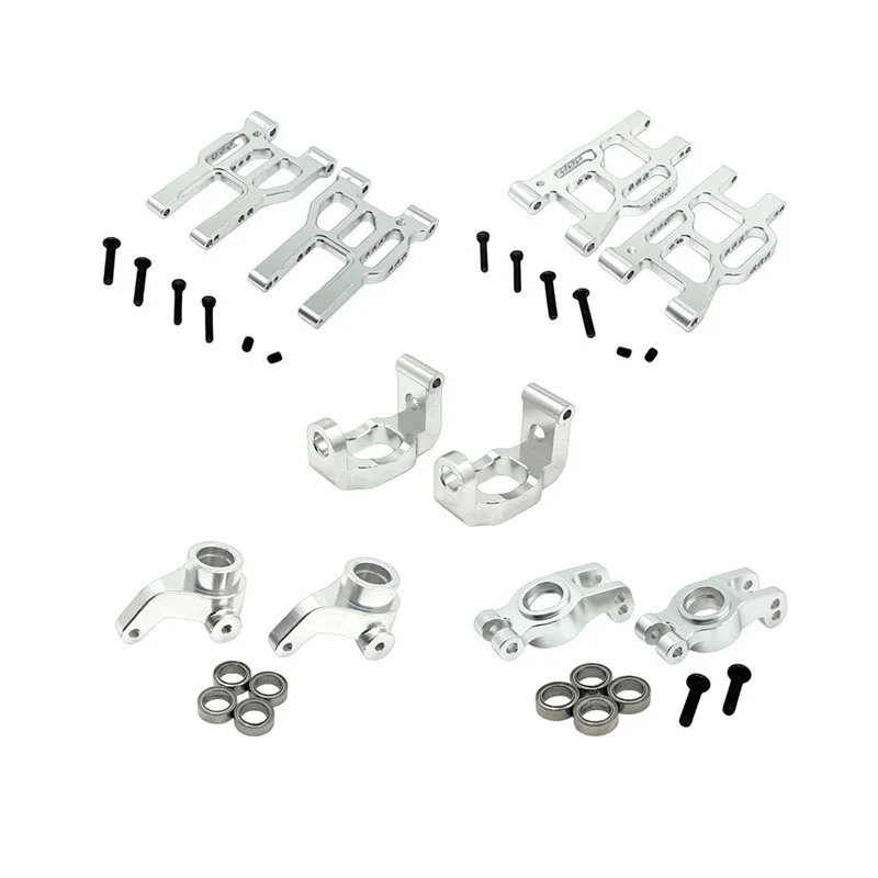 

Для MJX Hyper Go 10303 10304: Металлические рулевые кронштейны, рулевой механизм, комплект поворотных рычагов, запчасти для тюнинга радиоуправляемых машин 1/10